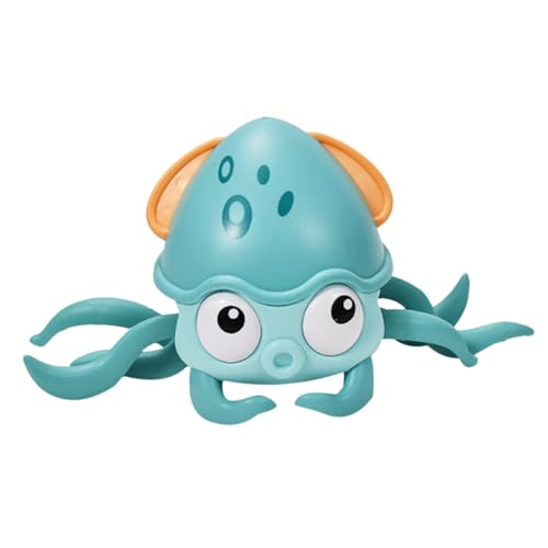 HEALSOPTHY Octopus Oktopus Laufendes Oktopus- Krabbelnder Oktopus Als Babyspielzeug Sensorisches Für Kleinkinder Oktopus Abs Sky-Blue von HEALSOPTHY