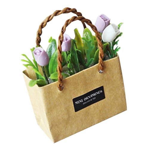 HEALSOPTHY Orchidee Tiny Things Mini Blumenmodell Harz Blumentopfmodell von HEALSOPTHY