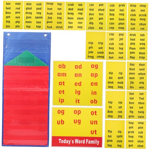 HEALSOPTHY Pädagogisches Lernspielzeug Alphabet Rechtschreibkartenset für Vorschulkinder Kognitive Wortkarten zur Spielerischen von Gedächtnis Auge-Hand-koordination und Sprachverständnis von HEALSOPTHY