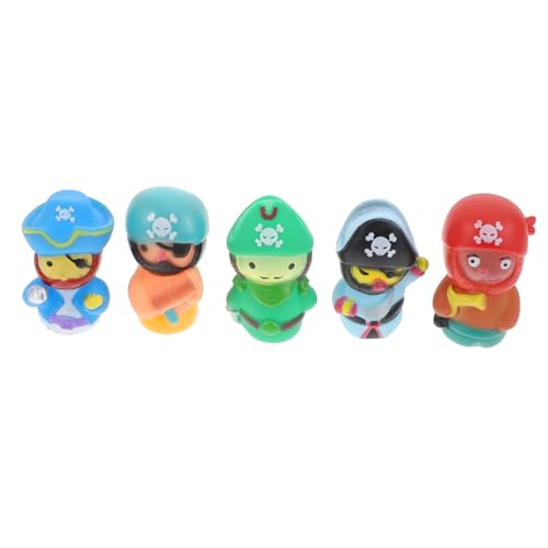 HEALSOPTHY Piraten Fingerpuppen Leichte Tragbare Handspielzeuge für Kreative Niedliche Handpuppen für Kindergarten Zuhause Party Fördert Fantasie und Frühes Lernen von HEALSOPTHY