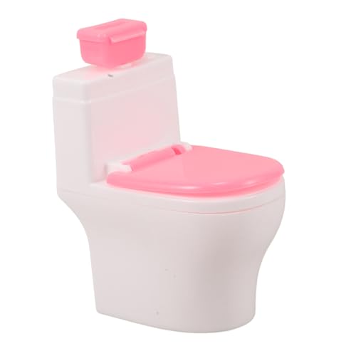 HEALSOPTHY Dollhouse Toilettenpapierhalter Spielzeug-wc Für Niedliches Badezimmer-zubehör Für Rollenspiel Perfektes Für Mädchen von HEALSOPTHY