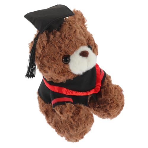 HEALSOPTHY Plüsch Abschlussbär mit Doktorhut Kuscheltier für Graduierte Süßer Geschenkartikel und Dekoration für Abschlussfeiern aus Langlebigem Gefertigt für Schreibtisch und HEALSOPTHY Plüsch Abschlussbär mit Doktorhut Kuscheltier für Graduierte Süßer Geschenkartikel und Dekoration für Abschlussfeiern aus Langlebigem Gefertigt für Schreibtisch und von HEALSOPTHY