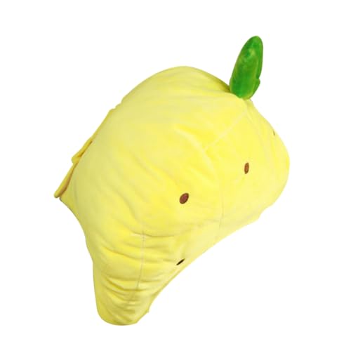 HEALSOPTHY Plüsch Ananas Kopfbedeckung Kuscheliges Party Accessoire Lustige Fruchtmütze Weiche Cosplay Haube für Geburtstags Halloween und Kostümpartys von HEALSOPTHY