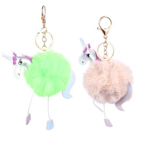 HEALSOPTHY Plüsch Einhorn Schlüsselanhänger Weiche Legierung Anhänger Niedlich und Leicht Modisch für Taschen Autoschlüssel Komfortabel Leuchtgrün HEALSOPTHY Plüsch Einhorn Schlüsselanhänger Weiche Legierung Anhänger Niedlich und Leicht Modisch für Taschen Autoschlüssel Komfortabel Leuchtgrün von HEALSOPTHY