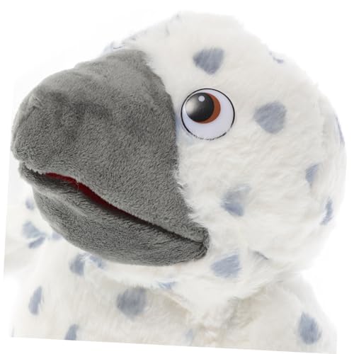 HEALSOPTHY Plüsch Eulen Handpuppe aus Weichem PP Baumwollstoff Interaktives Rollenspiel für Erwachsene für Geschichtenerzählen Vorschule und Geburtstagsgeschenk von HEALSOPTHY
