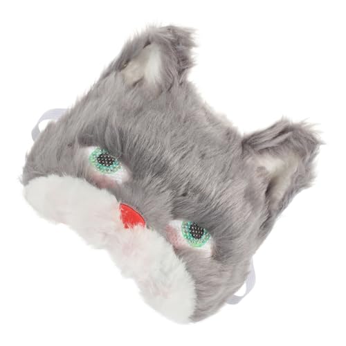 HEALSOPTHY Katzenmaske Für Halloween Und Karneval Realistische Leichtgewichtige Tiermaske Mit Elastischem Band Für Cosplay Und Festlichkeiten Unisex Design Für Erwachsene von HEALSOPTHY