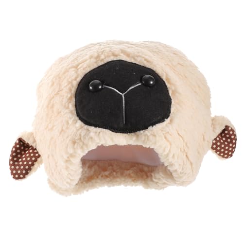 HEALSOPTHY Plüsch Schaf Ohr Kapuze Mütze Leicht Cosplay Kostüm Karneval Winter Warm Lustige Kopfbedeckung Für Halloween Weihnachten Fotografie HEALSOPTHY Plüsch Schaf Ohr Kapuze Mütze Leicht Cosplay Kostüm Karneval Winter Warm Lustige Kopfbedeckung Für Halloween Weihnachten Fotografie von HEALSOPTHY