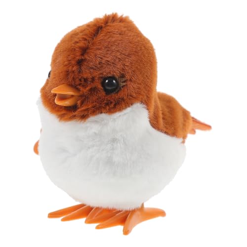 HEALSOPTHY Plüsch Sparrow aufziehspielzeug Kuscheliges Wind up Tier Fördert Koordination und Bewegung als Partygeschenk für Sammler von HEALSOPTHY