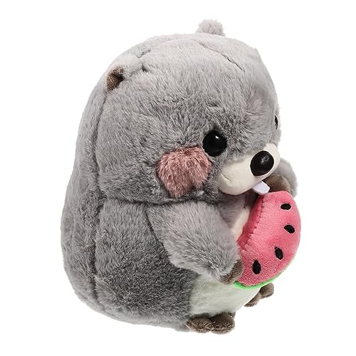 HEALSOPTHY Plüsch Tier Kuscheltier Erdferkel Weiches Kawaii Stofftier Schlafzimmer Dekoration Niedliches Hamster Plüschkissen für Jungen Mädchen von HEALSOPTHY