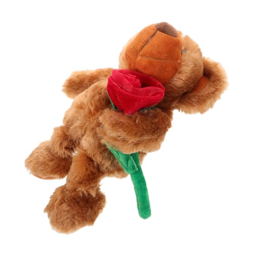 HEALSOPTHY Plüschbär mit Valentinstag Kuscheltier Weiches Stofftier Geschenk für Freundin Liebhaber Romantische Dekoration Valentinstag Geburtstag von HEALSOPTHY