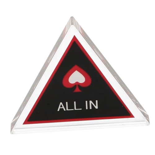 HEALSOPTHY Pokertisch-Händlercode Poker chip Poker Karte Pokerzubehör Dealer Button Zubehör Pokerspieltisch Dealer-Button für Pokerspiele Spielzählchips kleine Glas von HEALSOPTHY