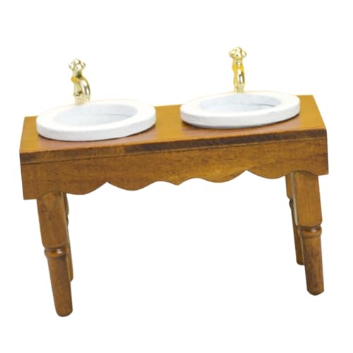 HEALSOPTHY Produkte Puppe Bad Miniatur Klein Waschbecken Mini-schrankverzierungen Wohnkultur Holz HEALSOPTHY Produkte Puppe Bad Miniatur Klein Waschbecken Mini-schrankverzierungen Wohnkultur Holz von HEALSOPTHY