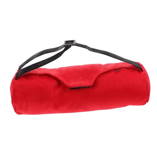 HEALSOPTHY Puppen Rucksack Rot Rucksack für Puppen und Modelle Vielseitig Einsetzbar Zubehör für Soldatenmodelle oder Tennis Leicht und Komfortabel von HEALSOPTHY