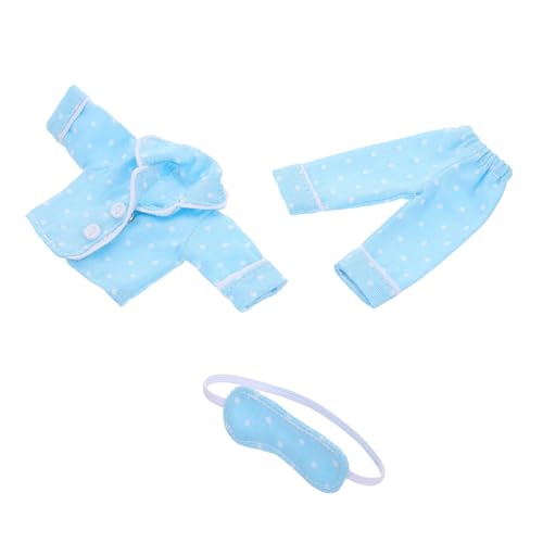 HEALSOPTHY Puppen Schlafanzug Baumwolle Schlafanzüge Puppenkleidung für Mädchen Weiche Komfortable Schlafbekleidung für Bjd Doll Role Play Kleidung von HEALSOPTHY