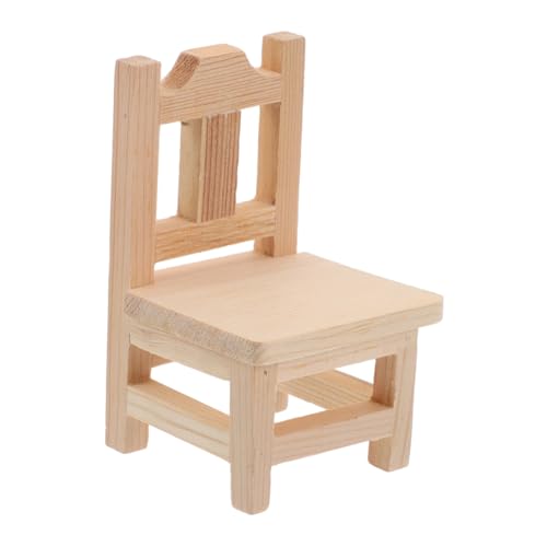 HEALSOPTHY Miniatur-hocker Aus Holz Für Puppenhaus Bastelmöbel Heimdekoration Gartendekoration von HEALSOPTHY