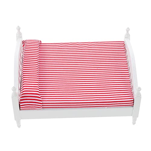 HEALSOPTHY Puppenhaus Doppelbett Mini Babypuppe Puppenhauslieferungen Kleines Hausbett Kleines Hauszubehör Kleines Hausdekor Puppenhausverzierungen Birkensperrholz HEALSOPTHY Puppenhaus Doppelbett Mini Babypuppe Puppenhauslieferungen Kleines Hausbett Kleines Hauszubehör Kleines Hausdekor Puppenhausverzierungen Birkensperrholz von HEALSOPTHY