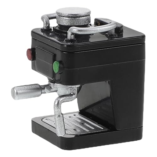 HEALSOPTHY Puppenhaus Kaffeemaschine DIY Küchenzubehör für Puppenhaus Präzise Details Erweiterbar Einzigartiges Design für Kreative Miniaturszenen Kompatibel mit Puppenmöbeln von HEALSOPTHY