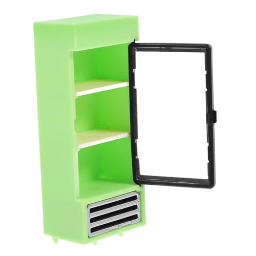 HEALSOPTHY Puppenhaus Kühlschrank Mini Gefrierschrank Mini Kühlschrank Kühlschrank Rollenspiel Fotografie Modell Kühlschrank Miniaturen Zum Basteln Miniatur Kühlschrank Spiel von HEALSOPTHY