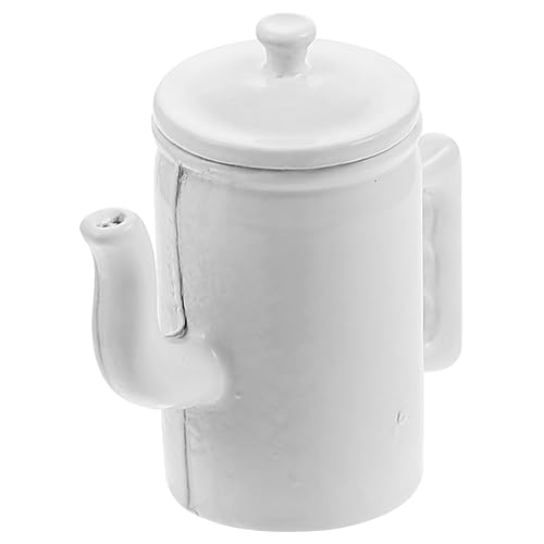 HEALSOPTHY Puppenhaus Wasserkocher Miniatur-wassertopf-Requisite Mini-kaffeekanne Aus Metall Mit Deckel Mini-Modell Wassertopf Puppenhaus Miniatur Kaffeekanne Mini-wassertopf Legierung Weiß HEALSOPTHY Puppenhaus Wasserkocher Miniatur-wassertopf-Requisite Mini-kaffeekanne Aus Metall Mit Deckel Mini-Modell Wassertopf Puppenhaus Miniatur Kaffeekanne Mini-wassertopf Legierung Weiß von HEALSOPTHY