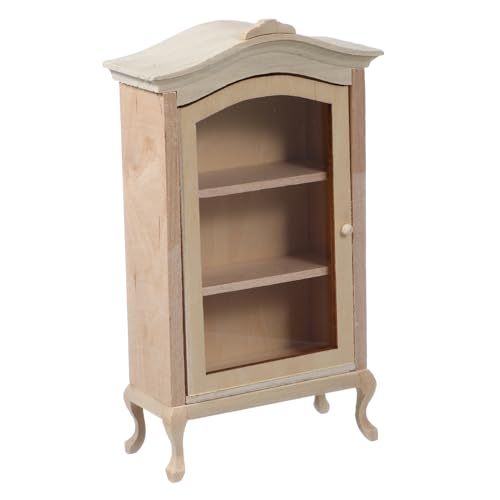 HEALSOPTHY Dollhouse Miniatur Bücherregal Aus Holz Maßstab Detailgetreue Vitrine Für Puppenhausmöbel Kreative Spielumgebung Und Aufbewahrungslösung Für Sammler Und Junge Mädchen HEALSOPTHY Dollhouse Miniatur Bücherregal Aus Holz Maßstab Detailgetreue Vitrine Für Puppenhausmöbel Kreative Spielumgebung Und Aufbewahrungslösung Für Sammler Und Junge Mädchen von HEALSOPTHY