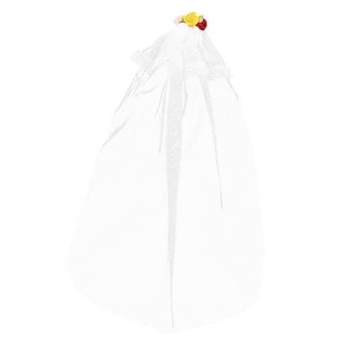 HEALSOPTHY Puppenschleier Puppen Accessoires Mini-Schleier Garn Weiß HEALSOPTHY Puppenschleier Puppen Accessoires Mini-Schleier Garn Weiß von HEALSOPTHY