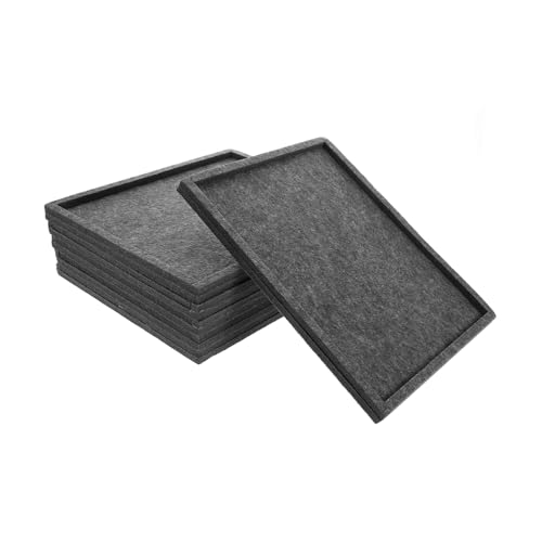 HEALSOPTHY Puzzle Sortierplatten aus Filz Wiederverwendbare Multifunktionale Puzzle Organizer Tray Faltbare Aufbewahrung für Teile Robustes Sortiertablett für Kindergarten Schule Zuhause von HEALSOPTHY