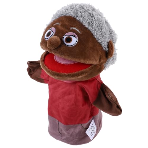 HEALSOPTHY Realistische Familien Handpuppe aus Weichem Plüsch Kreative Handspielzeug Figur für Erwachsene für Erzählspiele und Motorische Großmutter Design von HEALSOPTHY