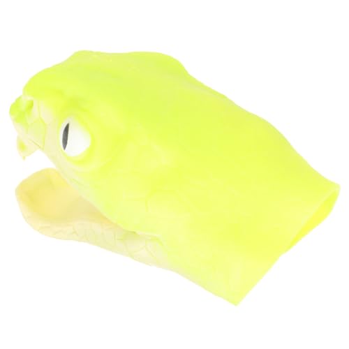 HEALSOPTHY Realistische Giftgrüne Schlangen handpuppe aus Langlebigem Material Kreative Fingerpuppe für Fantasie und Eltern Junge Mädchen bindung Pädagogisches für Spielerisches Lernen von HEALSOPTHY