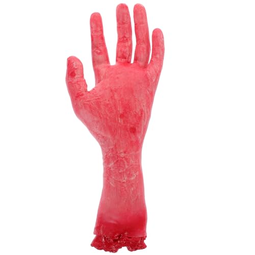 HEALSOPTHY Realistische Halloween Deko Abgetrennte Hand Blutige Fake Hand Requisiten für Horror Partys Langlebige Simulation Einfache Reinigung Gruselige Streichartikel für Halloween Fans HEALSOPTHY Realistische Halloween Deko Abgetrennte Hand Blutige Fake Hand Requisiten für Horror Partys Langlebige Simulation Einfache Reinigung Gruselige Streichartikel für Halloween Fans von HEALSOPTHY