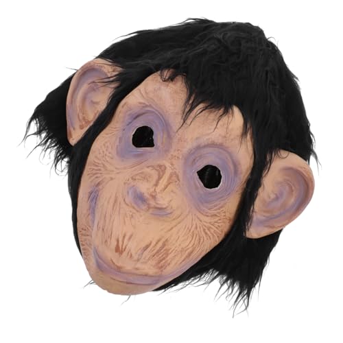 HEALSOPTHY Realistische Halloween Gorilla Maske aus Leichtem und Gruseliges Tierkostüm Zubehör für Party Cosplay und Karneval Bequem Tragbar für Halloween und Kostümfest von HEALSOPTHY
