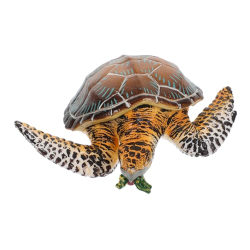 HEALSOPTHY Realistische Meeresschildkröte Figur Detailgetreues Aquarium Deko Modell Sicheres mit Glatten Kanten Geschenkidee für Familie und Freunde Naturgetreue Skulptur für Tisch und HEALSOPTHY Realistische Meeresschildkröte Figur Detailgetreues Aquarium Deko Modell Sicheres mit Glatten Kanten Geschenkidee für Familie und Freunde Naturgetreue Skulptur für Tisch und von HEALSOPTHY