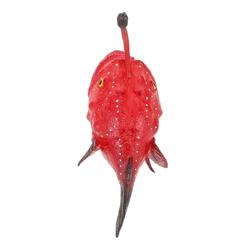 HEALSOPTHY Realistische Mini Meerestiere Anglerfisch Figur Lernspielzeug für Meereskunde Motorische Entwicklung Aquarium Dekoration und Unterwasser Party Accessoire von HEALSOPTHY