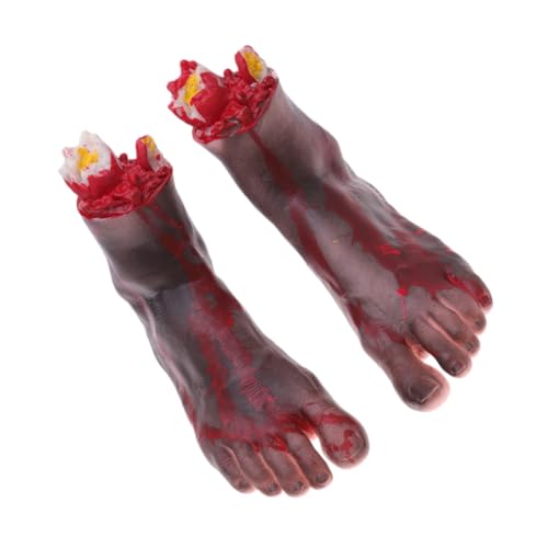 HEALSOPTHY Realistische Schwarze Abgetrennte Fuß Deko Gruselige Halloween Requisite für Karneval Club Party Scherzartikel und Horrordekoration für Erwachsene HEALSOPTHY Realistische Schwarze Abgetrennte Fuß Deko Gruselige Halloween Requisite für Karneval Club Party Scherzartikel und Horrordekoration für Erwachsene von HEALSOPTHY