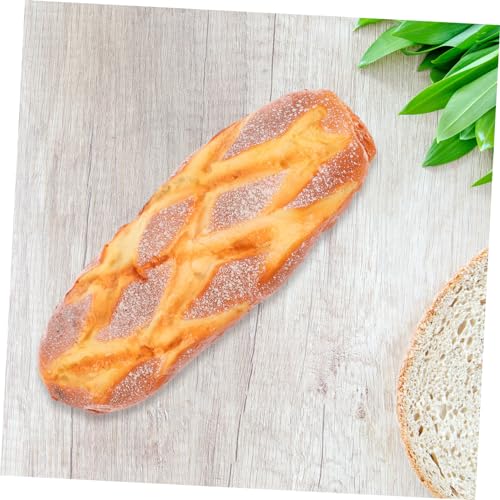 HEALSOPTHY Realistisches Baguette Modell aus Langlebigem Täuschend Echte Simulation Deko für Schaufenster Food Fotografie und Wohnraumgestaltung Teilig Lebensecht Gestaltet von HEALSOPTHY