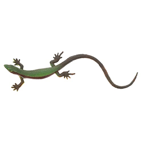 HEALSOPTHY Realistisches Echsenmodell aus Kunststoff Kinderfreundliche Reptilienfigur Pädagogisches Lizard Ornament für Garten und Wohnungsdekoration Langlebiges Lernspielzeug von HEALSOPTHY