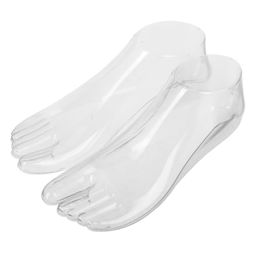 HEALSOPTHY Realistisches Fußmannequin Display Stand aus Robustem Kunststoff Transparent Glänzend für Damensocken Sneaker und Schuhe Tragbar und Benutzerfreundlich für Laden und HEALSOPTHY Realistisches Fußmannequin Display Stand aus Robustem Kunststoff Transparent Glänzend für Damensocken Sneaker und Schuhe Tragbar und Benutzerfreundlich für Laden und von HEALSOPTHY