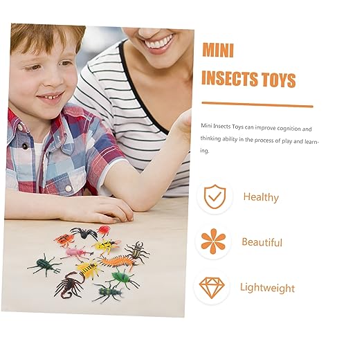 HEALSOPTHY Realistisches Insekten aus PVC Teiliges Simulationsmodell für Kleinkinder Robust und Geruchsfrei Pädagogisches Lernspielzeug zur Frühkindlichen Bildung und Insektenkunde von HEALSOPTHY