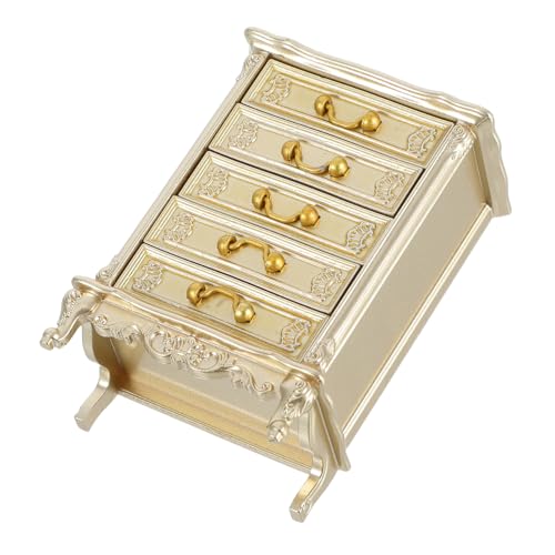 HEALSOPTHY Realistisches Miniatur Dollhouse Side Table Vintage Schlafzimmer und Wohnzimmer Beistellschrank Vielseitige Puppenhaus Möbel Dekoration für Sammler HEALSOPTHY Realistisches Miniatur Dollhouse Side Table Vintage Schlafzimmer und Wohnzimmer Beistellschrank Vielseitige Puppenhaus Möbel Dekoration für Sammler von HEALSOPTHY