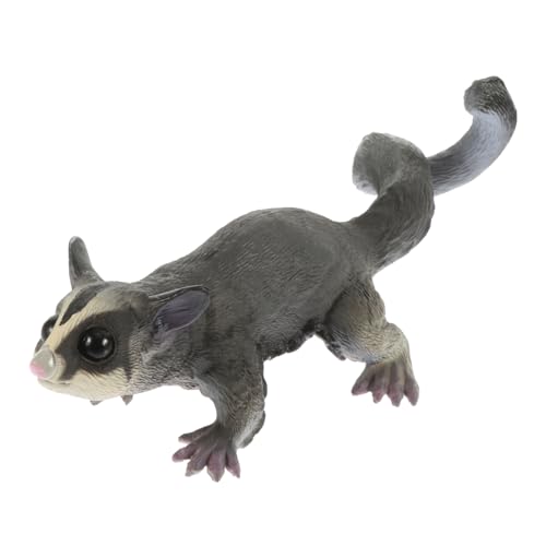 HEALSOPTHY Realistisches Petaurus Breviceps Modell aus Kunststoff Niedliche Waldtierfigur als Dekorativer und Lernartikel für Stabile Detailgetreue Tierfigur für Wohn und Kinderzimmer von HEALSOPTHY