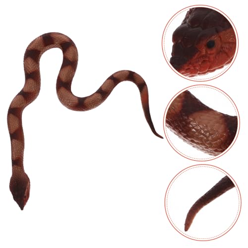HEALSOPTHY Realistisches Schlangenmodell aus Weichem Material Flexibles Scherzspielzeug für Halloween Partydekoration Lebensechte Reptilienfigur für Streiche und Gartendeko HEALSOPTHY Realistisches Schlangenmodell aus Weichem Material Flexibles Scherzspielzeug für Halloween Partydekoration Lebensechte Reptilienfigur für Streiche und Gartendeko von HEALSOPTHY