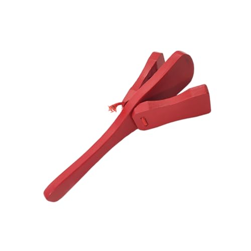 HEALSOPTHY Rotes Holz Kastagnettenspielzeug für Handliches Percussion Instrument Sicheres Naturholz Musikinstrument für Vorschulkinder Sinnesentwicklung und Eltern Junge Mädchen HEALSOPTHY Rotes Holz Kastagnettenspielzeug für Handliches Percussion Instrument Sicheres Naturholz Musikinstrument für Vorschulkinder Sinnesentwicklung und Eltern Junge Mädchen von HEALSOPTHY