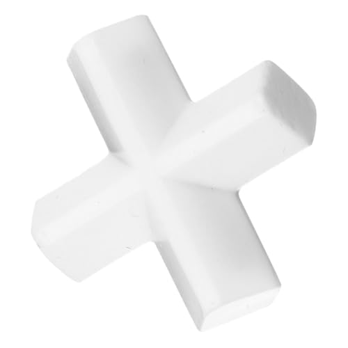 HEALSOPTHY Rührstab Kreuzförmiger Rührer Laborbedarf Rührer Stabmixer rühren Basis-Magnetrührer magnetisch rühren Rührstäbe Küche Rührmagnet Magnetismusmischer magnetisches Rühren PTFE Weiß von HEALSOPTHY