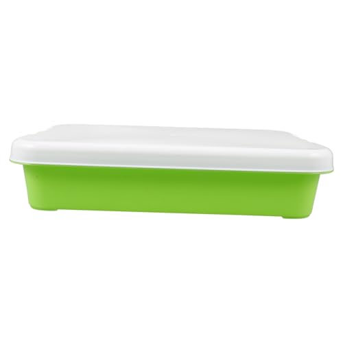 HEALSOPTHY Sand Tray mit Deckel Tragbare Kunststoff Sandboxbox Bruchsicherer Aufbewahrungsbehälter für Sandspielzeug und Kleinteile Vielseitig für Strand Garten und Bastelbedarf Großformatig von HEALSOPTHY