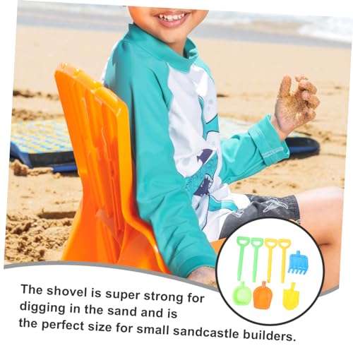 HEALSOPTHY Sandspielzeug Teiliges Sandkastenschaufeln für Leichte Bunte Sandschaufeln aus Sicherem Geruchlosem Material für Strand Garten und Outdoor Spielspaß für Jungen und Zufällige Farbe von HEALSOPTHY