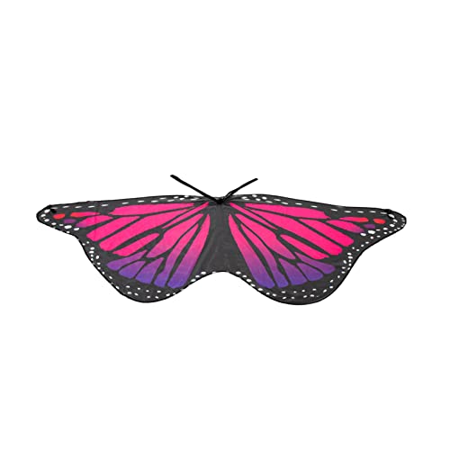HEALSOPTHY Schmetterlings Cape aus Polyester Dekoratives Cosplay Cape für Maskeraden und Bühnenaufführungen für Halloween und Partys von HEALSOPTHY