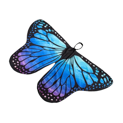 HEALSOPTHY Schmetterlings Cape für Party Accessoires Cosplay Cloak für Festivals und Bühnenauftritte Leicht Pflegeleicht Uv Schutz und Dekorativer von HEALSOPTHY