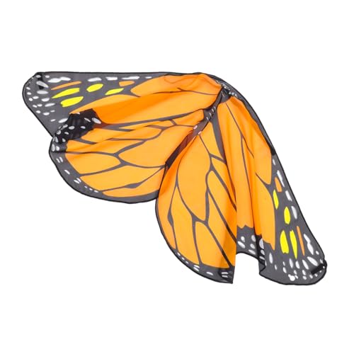 HEALSOPTHY Schmetterlingsflügel Kostüm für Chiffon Umhang mit Einzigartigem Design für Halloween Kostümpartys und Mottopartys für Schmetterlings Fans von HEALSOPTHY