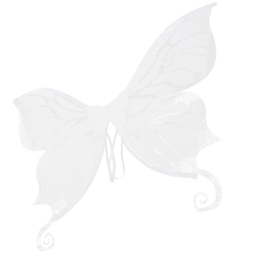 HEALSOPTHY Schmetterlingsflügel Weiß Leichtes Flügel Kostüm Party Festival Bühnenrequisite für Mädchen Cosplay Verkleidung HEALSOPTHY Schmetterlingsflügel Weiß Leichtes Flügel Kostüm Party Festival Bühnenrequisite für Mädchen Cosplay Verkleidung von HEALSOPTHY