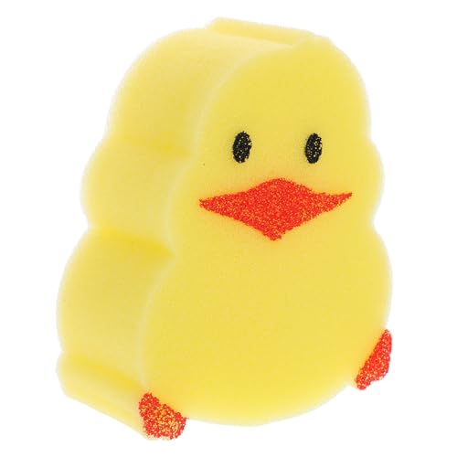 HEALSOPTHY Schwammbadbürste Luffa Duschschwamm Für Den Körper Badezubehör Süßer Schrubbschwamm Schwammbad Für Neugeborene Badschwamm Süße Schwämme Neugeborenes Bad Duschschwämme Yellow von HEALSOPTHY