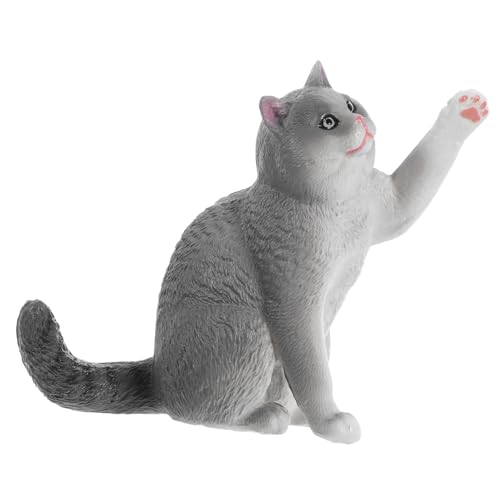 HEALSOPTHY Simulation British Shorthair Katze Figurine Realistisches Katzenmodell Niedliche Deko für Katzenliebhaber für Tisch und Regale HEALSOPTHY Simulation British Shorthair Katze Figurine Realistisches Katzenmodell Niedliche Deko für Katzenliebhaber für Tisch und Regale von HEALSOPTHY